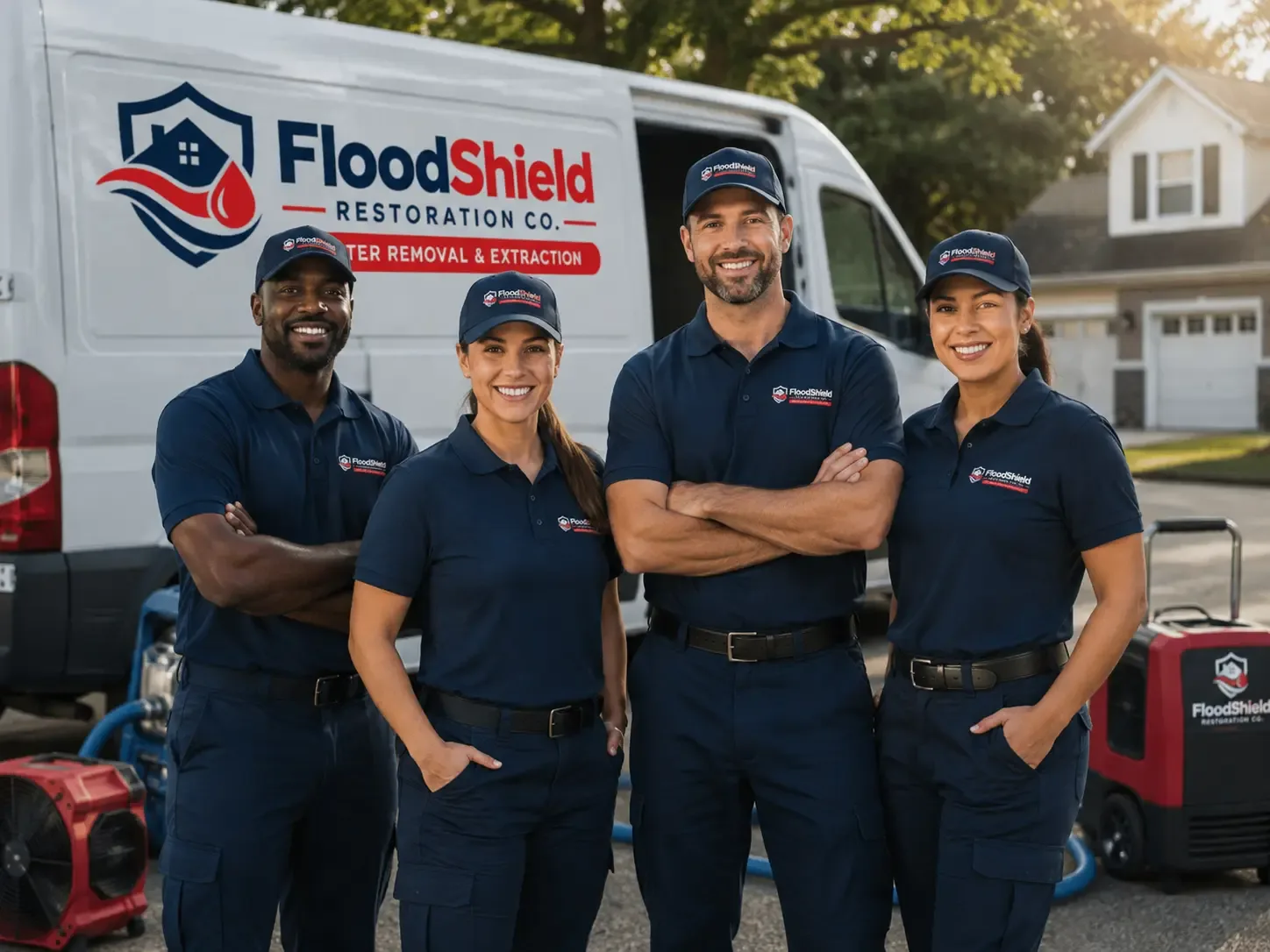 Flood Damage Restoration company in Arlington, OH